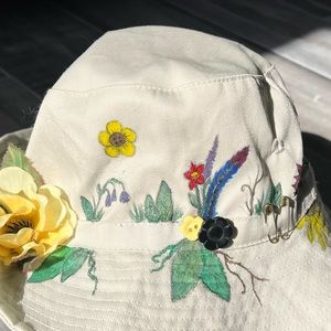 Kids Adventures hat. With hand painted details.